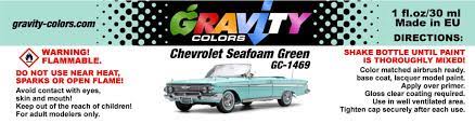 Chevrolet Seafoam Green Gravity Colors