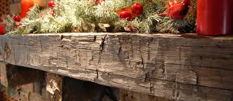 barn beam mantel