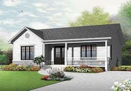 Small Country Ranch House Plan With 2