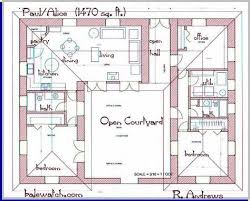 Courtyard House Plans