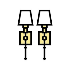 Wall Sconce Vector Art Icons And