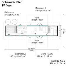 2 Bedroom Container Home Plans