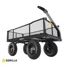Gorilla Carts 6 Cu Ft Steel Utility
