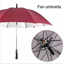 Manual Umbrella With Fan At Rs 400