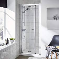 Bi Fold Shower Door 900mm Nuie