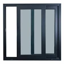 Modern Black Aluminium Sliding Window