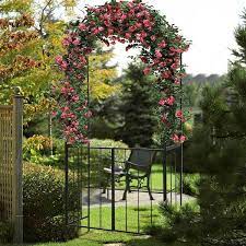 Metal Garden Arch Arbor Trellis
