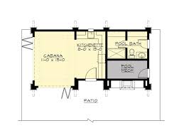 Pool House Plans Pool Cabana With