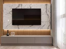3d Rendering Of Low Cabinet With Tv On