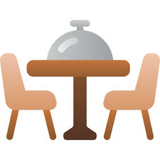 Dining Table Generic Flat Gradient Icon