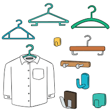 Vector Set Of Hangers Stock Vector By