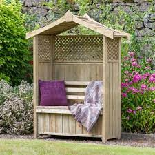 Zest Hampshire Arbour With Storage Box