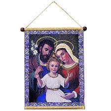 Holy Family Hanging Tapestry Icon 14