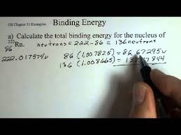 Calculating Binding Energy Per Nucleon