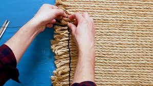 How To Make A Boho Jute Rug From Two