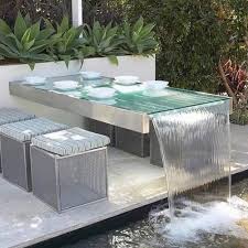 Glass Custom Water Fountain Table Top