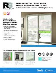 Windows Patio Doors Feature Sheets
