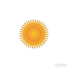 Sun Vector Logo Summer Icon Design Sun