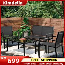 Kimdelin 4 Pieces Patio Furniture Sets