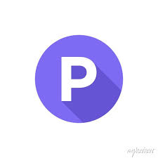 Alphabet Text Symbol Flat Icon P