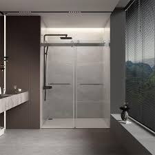 Double Sliding Frameless Shower Door