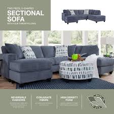 Polyester U Shaped Sectional Sofa