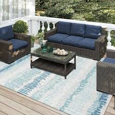 Addison Rugs Rylee Blue 5 Ft X 7 Ft 6