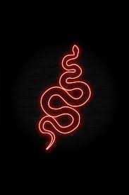 A Vector Icon Of A Snake Outline With A