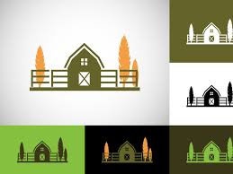 Farm House Concept Logo Template