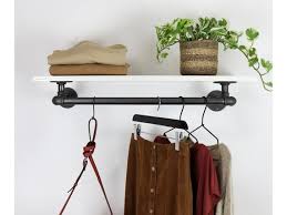 Basic Shelf Wall Mounted Clothes Rack