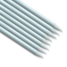 Ecostake Garden Stakes 5 Ft White For Climbing Plants Supports Pole Rust Free Plant Sticks Fence Post 100 Pack