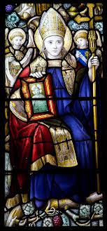 Apostle To The English Glass Stained