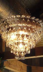 Wine Glass Chandelier