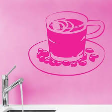 Coffee Cup And Saucer Wall Sticker