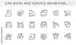 Car Wash Service Vector Icon Business