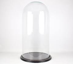 Vintage Look Large Glass Dome With