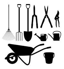 Garden Tools Vector Art Icons And