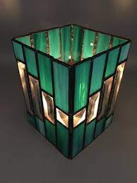 Stained Glass Candles Glass Lantern