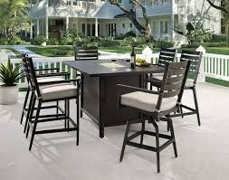 7 Piece Counter Height Fire Table Set
