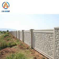 Decorative Precast Concrete Wall Fence