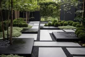 Modern Garden With Sleek Minimalist