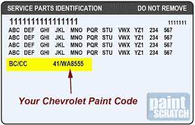 Chevrolet Equinox Touch Up Paint For