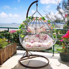 Balcony Hanging Orchid Cradle Chair