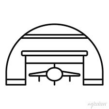 Storage Hangar Icon Outline Storage