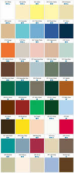 Color Chart Absolute Casual Outdoor