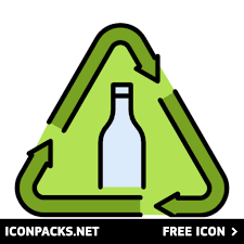 Free Recycling Glass Bottle Svg Png
