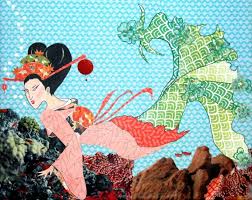 Mermaid Geisha Somogyi Paintings