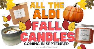 All The Fall Candles Coming To Aldi In