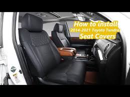 Install Toyota Tundra Seat Covers