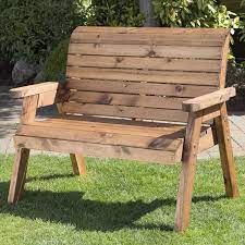 Buy Scandinavian Redwood Garden Bench